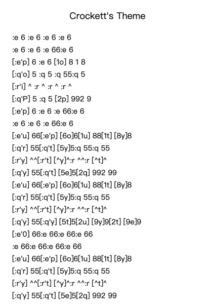 Crockett's Theme