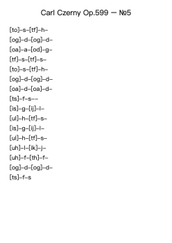 Op. 599 No. 5