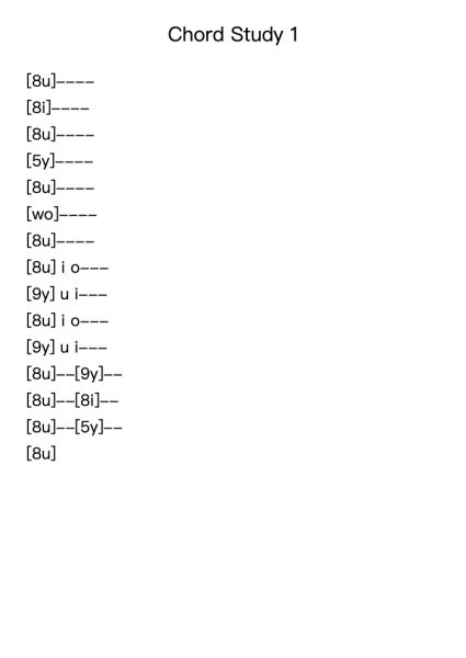 Chord Study 1