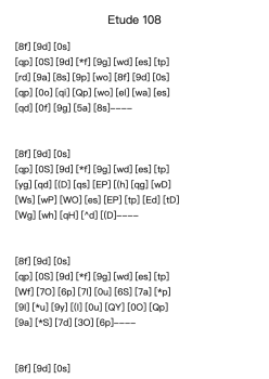 Etude 108