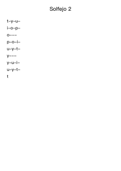 Solfejo 2