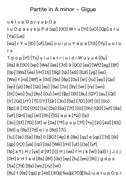 Partita in A Minor, BWV 827: VI. Gigue