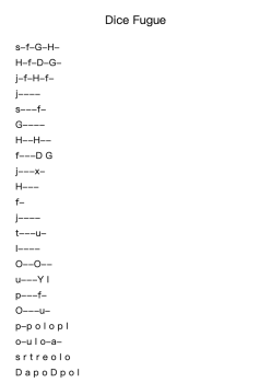 Dice Fugue