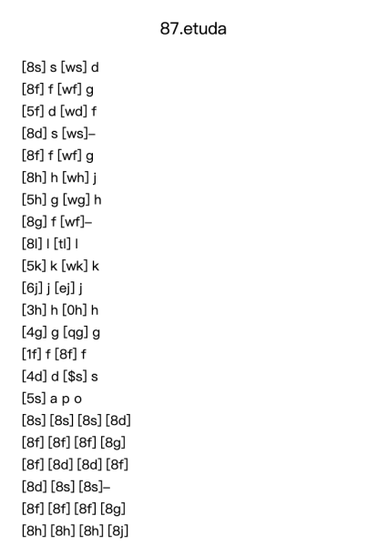 Etude No. 87