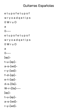 Guitarras Españolas