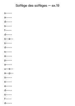 Solfège des solfèges - ex.19