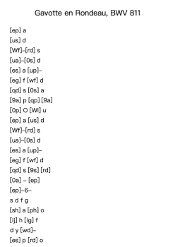 Gavotte en Rondeau, BWV 811