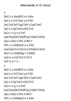 Allemande in G Minor