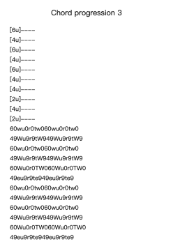 Chord progression 3