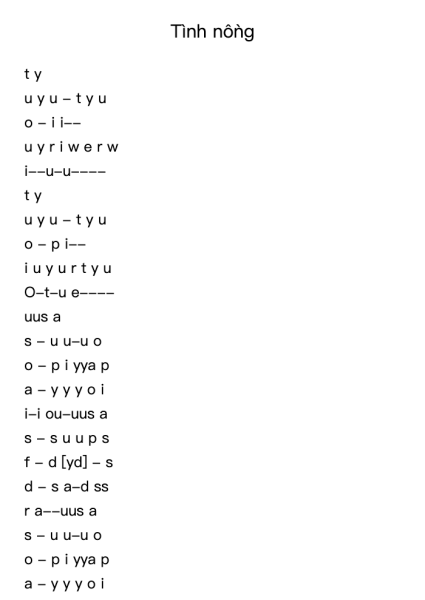 Tình Nồng