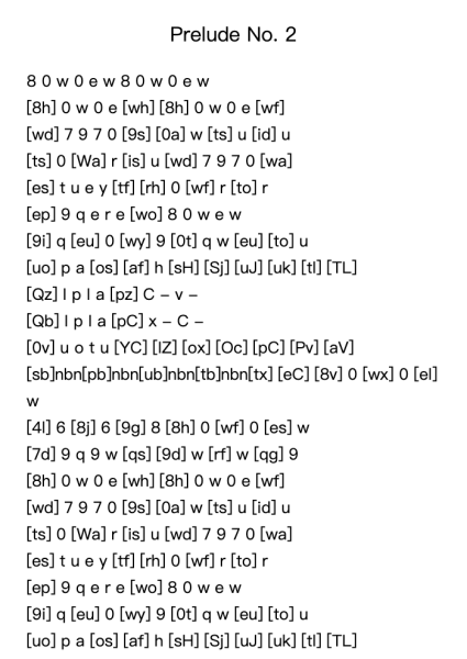 Prelude No. 2