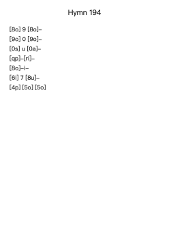 Hymn 194