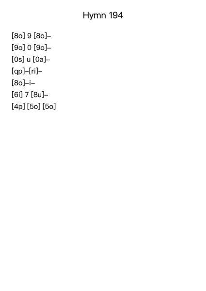 Hymn 194