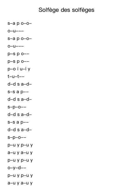 Solfège des solfèges