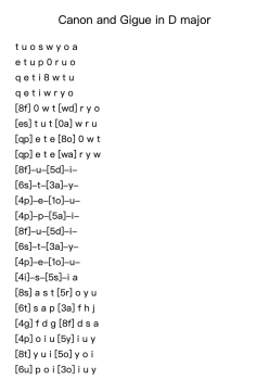 Canon and Gigue in D Major, P.37
