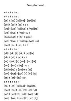 Vocalement