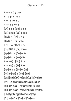 Canon in D - Johann Pachelbel