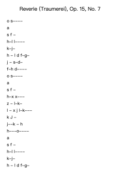 Träumerei, Op. 15, No. 7