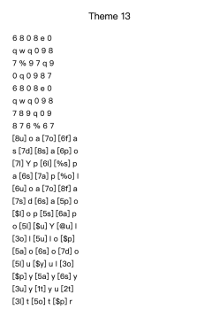 Theme 13