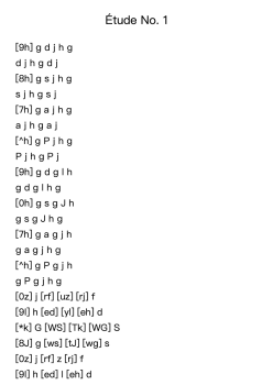 Etude No. 1