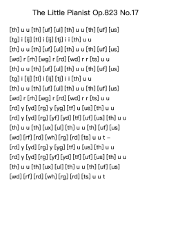 Etude Op. 823 No. 17 "The Little Pianist"