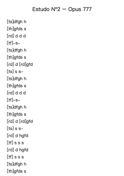 Estudo Nº2, Op. 777
