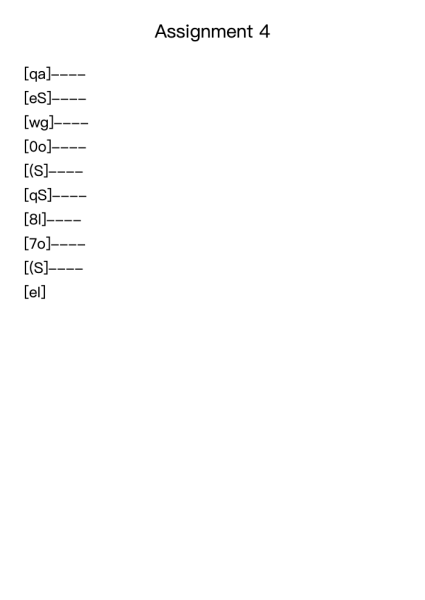 Assignment 4