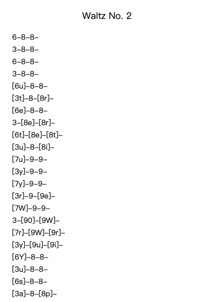 Waltz No. 2