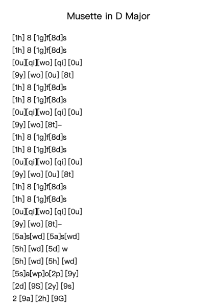 Musette in D Major, BWV Anh. 126