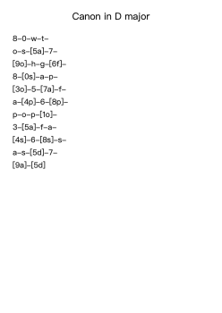 Canon in D Major, BWV 1086