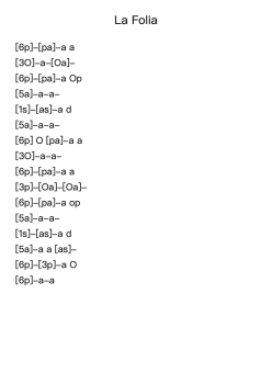 La Folia, Op. 5, No. 12