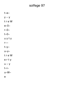 solfege 97