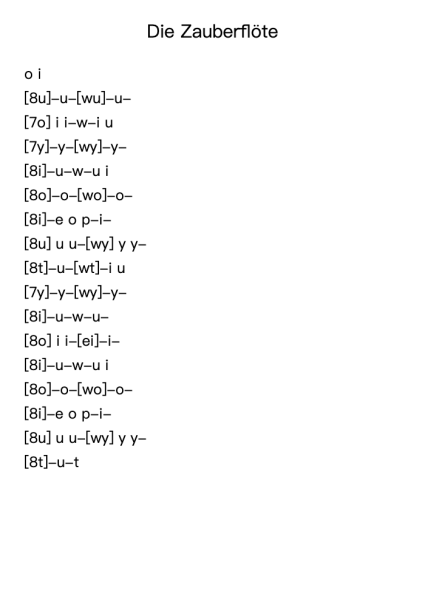 Die Zauberflöte, K.620