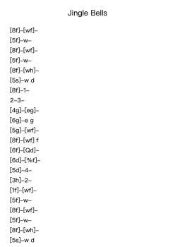 Jingle Bells in C Major