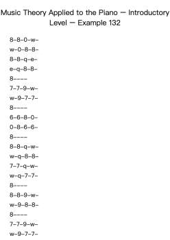 Music Theory Applied to the Piano – Introductory Level – Example 132