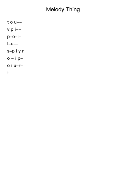 Melody Thing
