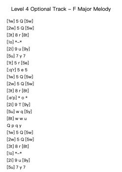 Level 4 Optional Track - F Major Melody