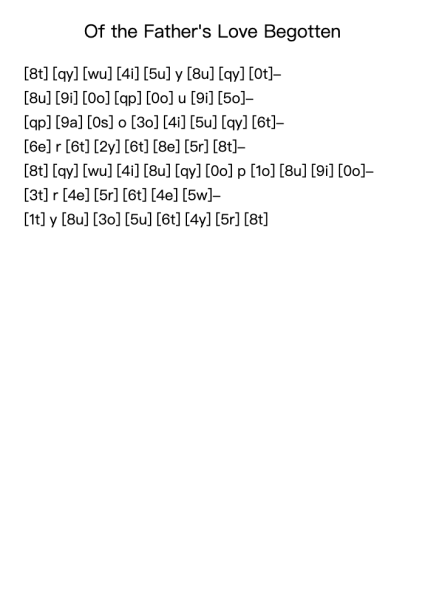 Of the Father's Love Begotten