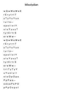 Mixolydian