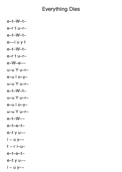 Everything Dies