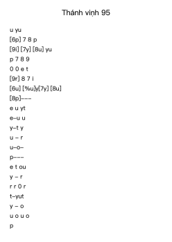 Thánh vịnh 95