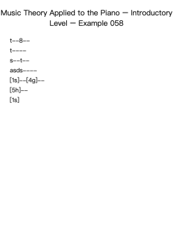 Music Theory Applied to the Piano – Introductory Level – Example 058