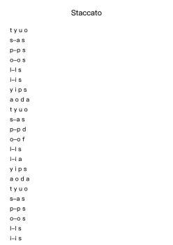 Staccato