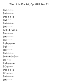 The Little Pianist, Op. 823, No. 21