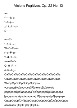 Visions Fugitives, Op. 22 No. 13