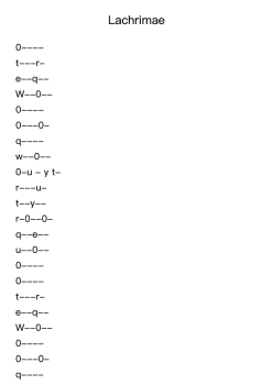 Lachrimae