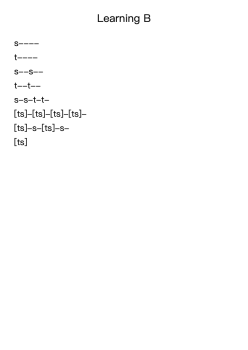 Learning B