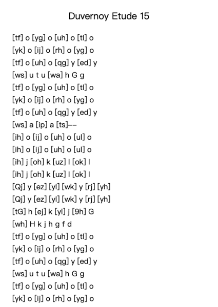 Etude Op. 176, No. 15