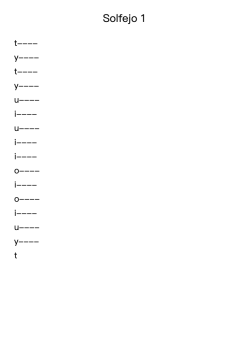Solfejo 1