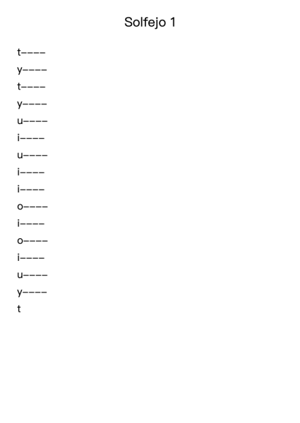 Solfejo 1